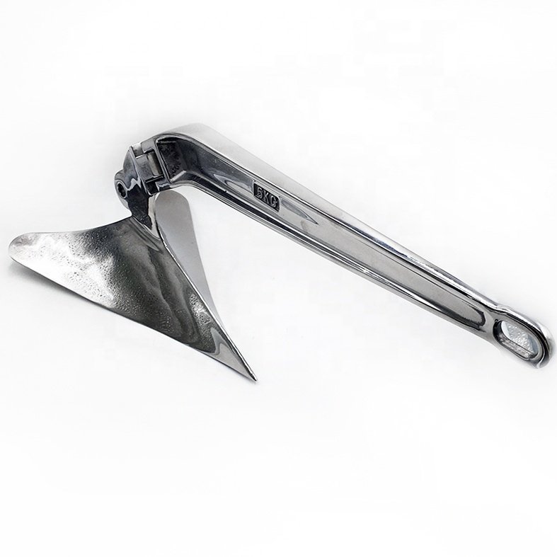 Power Marine Factory Direct Sales Parts Accessories 10KG 316 Stainless Steel Plough Anchor for Boat